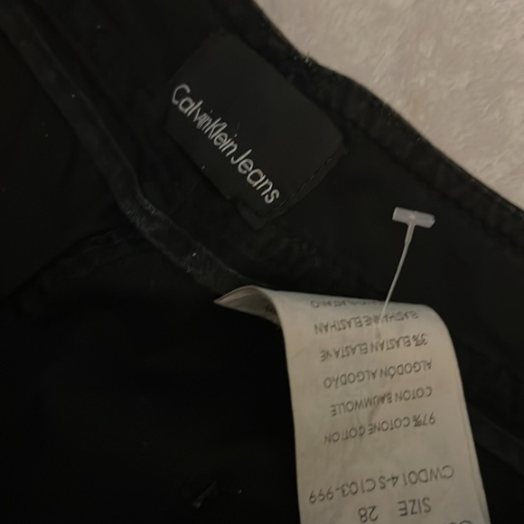 Calvin Klein Black Denim Pants NWOT - Picture 10 of 10